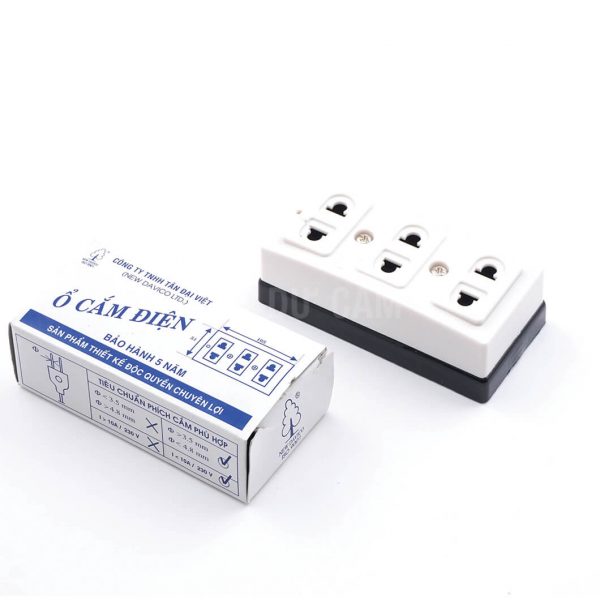 Ổ Cắm Nổi 6 Lỗ Davico