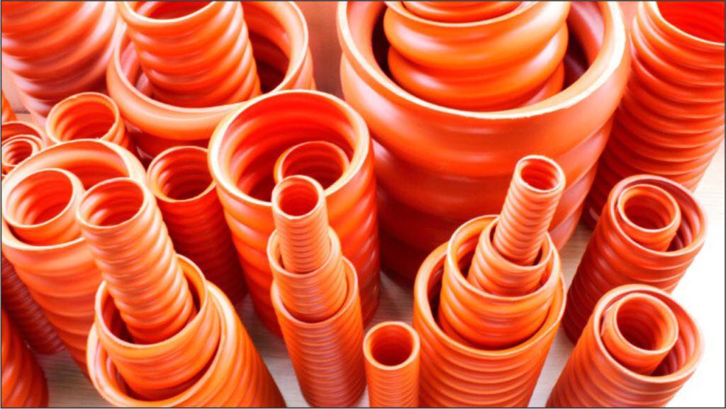 Ống Ruột Gà Cam HDPE – Loại Ống Dẫn Chất Lượng Cao