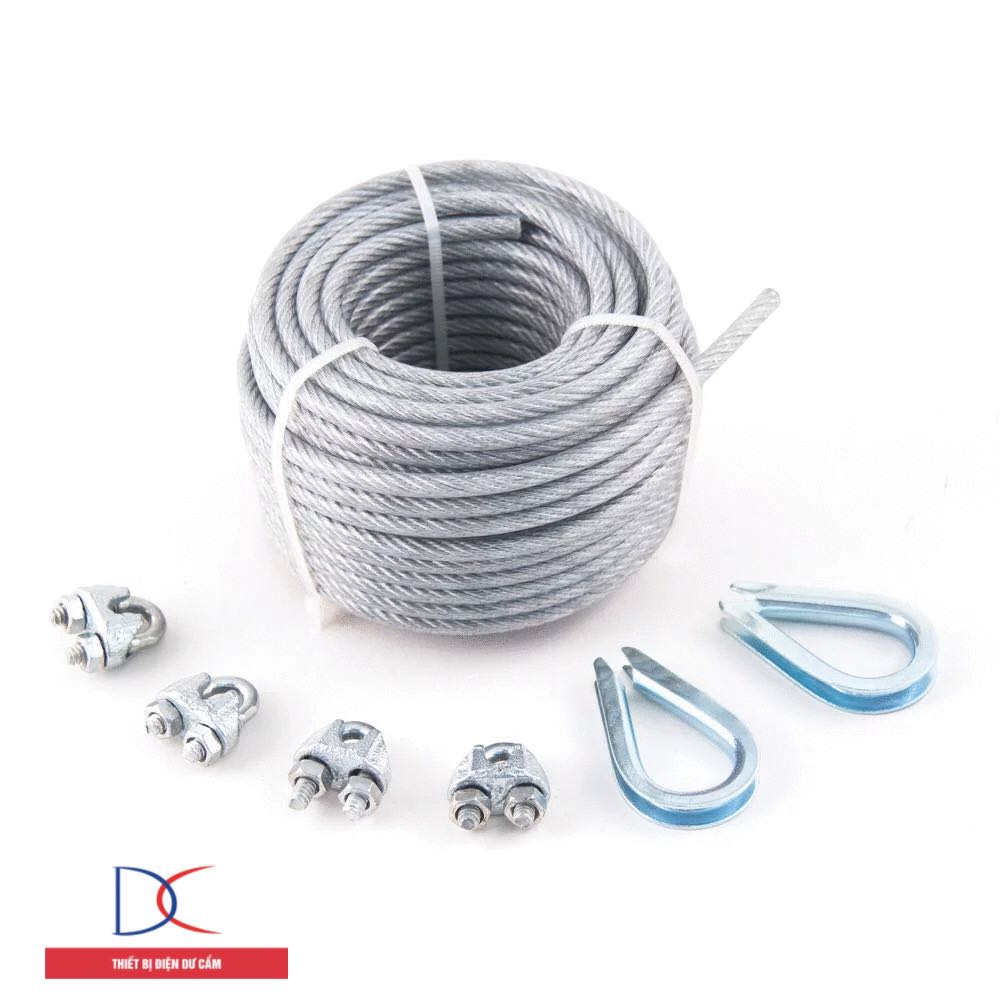 Nhằm mang tính thẩm mỹ cao, dây cáp thường được bọc thêm lớp nhựa có vỏ ngoài là nhựa PE rất mềm dẻo. Vì thế mà lọai cáp này được rất nhiều người tiêu dùng ưa chuộng.