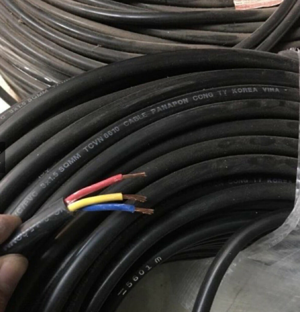 dây cáp điện 3 pha cadivi