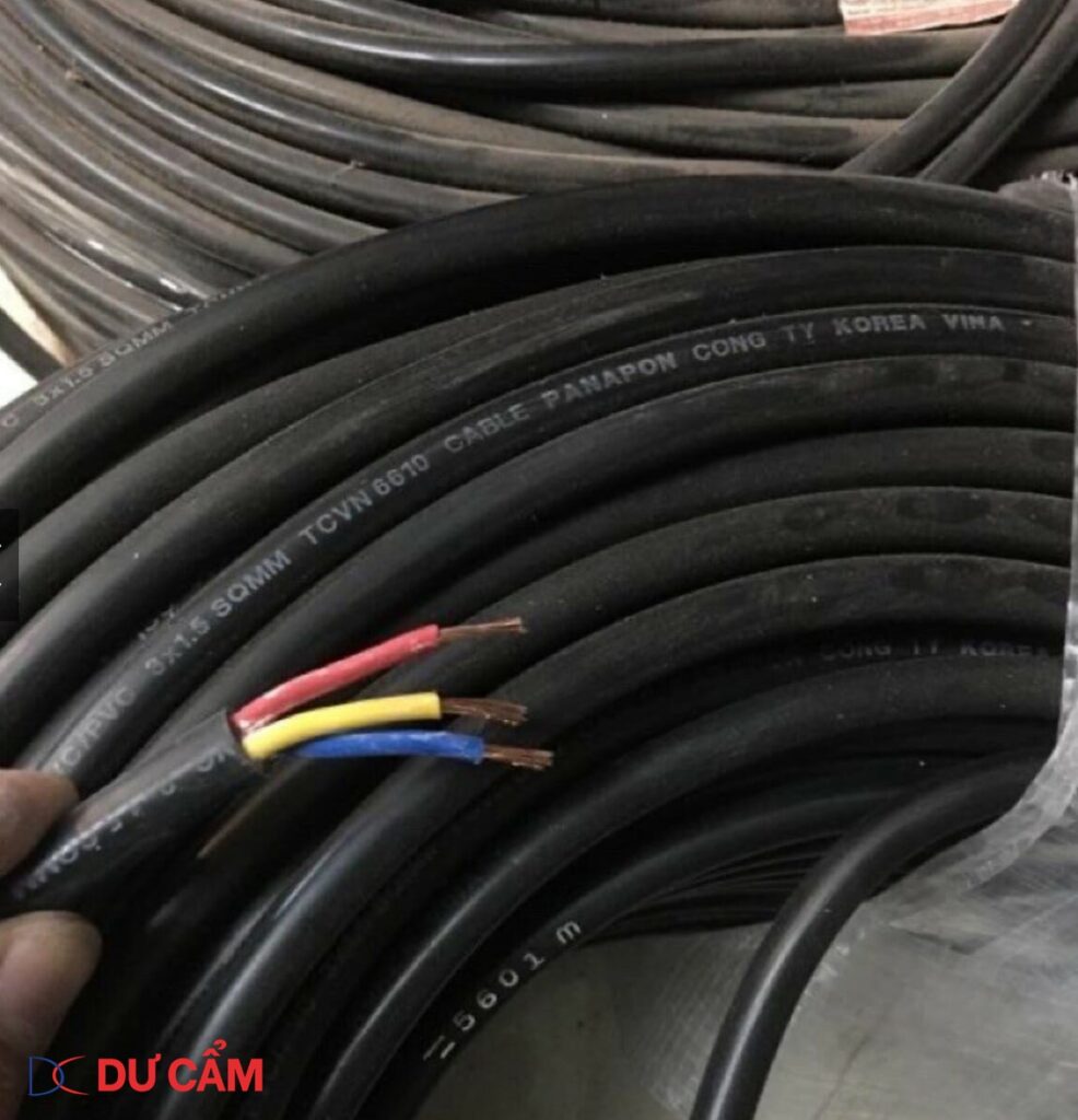 dây cáp điện 3 pha